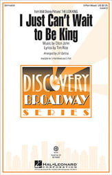 I Just Can't Wait To Be King Three-Part Mixed choral sheet music cover